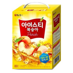 담터 아이스티 복숭아, 14g, 80개