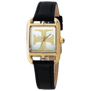 [롯데백화점]탠디 시그니쳐 모던스퀘어 여성용 가죽시계 T-1916 골드블랙