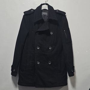빈폴 X 준지 추동 슬림핏 모직 더블 코트/ 95-100/ 중고/싹다구제