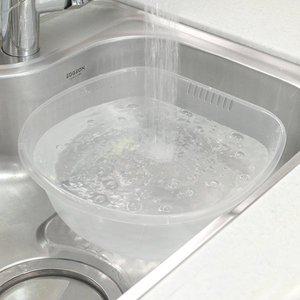 [라이프스토리]국산 깔끔한 싱크대 설거지통 반타원 2개 세척볼