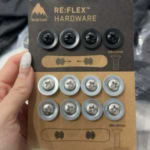 스노우보드 와셔 바인딩나사 풀림방지 액세서리 나사 개와 및 포함 스노보드 미끄럼 보드