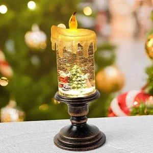 [셀러허브 패션][JHQS7K1Z_52AJ]크리스마스 오르골 산타선물 오르골무드등