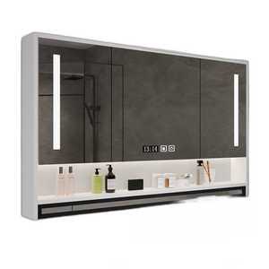 세면대수납장 욕실 화장실 화장실장 모던 벽걸 세면기 120 블랙 스마트 거울 캐비닛 조명