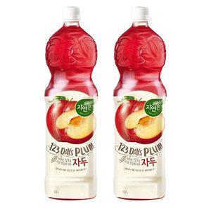 웅진 자연은 자두 1.5L x 2페트 과일주스
