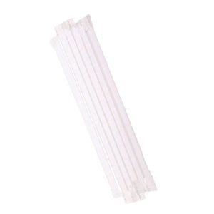 [모두모아]테이크아웃 개별포장 버블티 스트로우 / 투명 200개 버블티용빨대 일자빨대 일회용빨대 굵은빨대