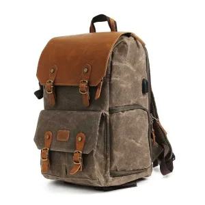 고품질 캔버스 카메라 장비 가방 스크래치방지 여행 아웃도어 (WFHS35J)