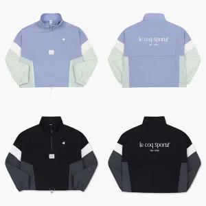 [르꼬끄](대전신세계)[70% OFF] (QO322OJK81) 여성 우븐 스판 컬러블럭 아노락 / 대전신세계