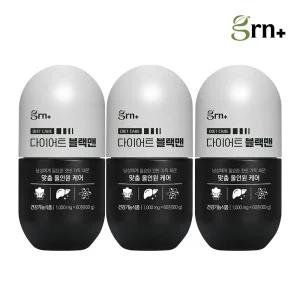 GRN 남성 올인원 다이어트 시즌3 검정이 블랙맨 3EA