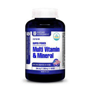 갤러리아 내츄럴365 슈퍼파워 종합비타민 미네랄 (1병-6개월분)