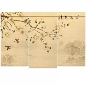 산수화 블라인드 창 수채화 풍경 롤스크린 대형 동양화 민화