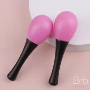 비리본 아기 미니 마라카스 흔드는악기 유아용장난감 찰랑이 교육용