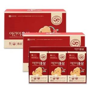 종근당건강 어린이 홍삼 20ml 30포 2박스 진액 6년근 키즈 홍삼액 D