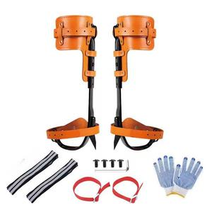 가죽 승족기 나무 철신발 스파이크 눈길 타는 승목기 갈고리 신발 발톱 등목