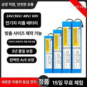 전기 스쿠터 배터리 48V 전기자전거 모터 전동 리튬