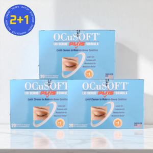 오큐소프트 리드스크럽 포뮬라 눈꺼풀세정제 아이클린 20매 3박스