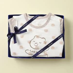 [롯데백화점]압소바 베어 반소 바디슈트 A2310681 (임신출산백일돌선물)