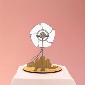 풍력발전기 풍차 만들기 (공룡형) DIY 바람 신재생 에너지 과학 실험용 나무 우드 조립