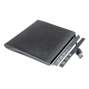 초박형 USB 3.0 외장 DVD CD 블루레이 플레이어/버너 하우징 케이스 인클로저 키트, 노트북 PC 컴퓨터 내장 9.5 9.0mm 슬림 SATA 광학 드라이브 휴대용 ODD 캐디 블랙