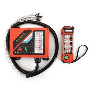 HENJEL 이중 속도 산업용 무선 라디오 크레인 리모컨 스위치 호이스트 오버헤드 브리지 리프트 제어 H208