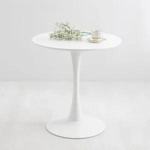밀크 700 원형 화이트 테이블 인테리어 카페 식탁 티