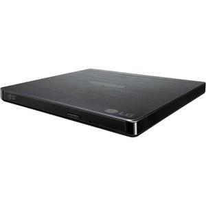 LG전자 BP60NB10 울트라 슬림 휴대용 하이브리드 드라이브 UHD 4K/블루레이/DVD+/-RW 드라이브, USB 3.0 호환, PC Windows, Linux, Mac OS, M-DISC 지원, 노이즈 감소, 블랙
