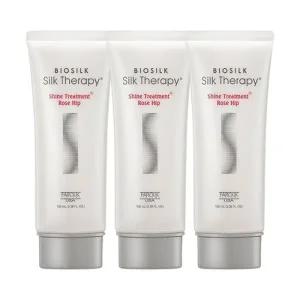 실크테라피 샤인 트리트먼트 플러스 로즈힙 100ml x3