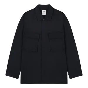 [지이크] 플랩 포켓 오버핏 셔츠 네이비 (PHBAH5016)