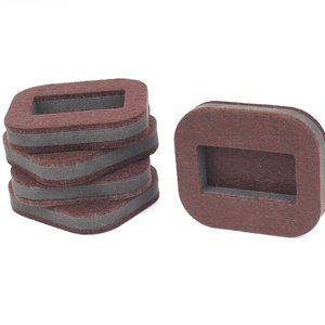 고품질 받침대 패드 밀림방지 의자바퀴 고정커버 갈색 5개입 화장대의자커버 식탁의자발커버 (WFJ0PE5)