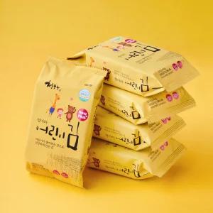 청아라 뉴플러스 어린이김 (4.2g) 12봉 캠핑 여행용 어린이 키즈 유아 반찬 김자반