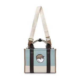 [말본골프]말본 컬러 블록 토트백 DARK MINT M5342PBG22MTD