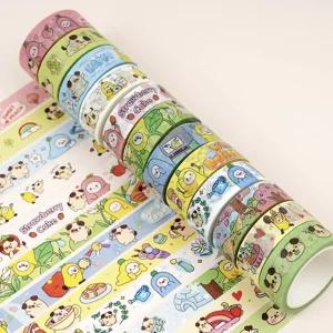 12종 귀여운 마스킹테이프 캐릭터 다꾸 마스킹테이프 데코 롤