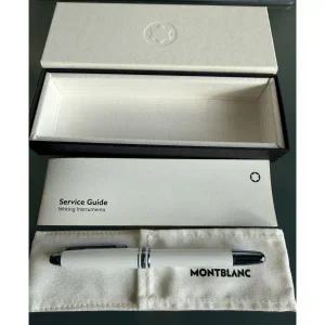 [Montblanc] 몽블랑 마이스터스틱 글래시어 클래식 롤러볼 파인라이너 화이트 129400