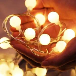 LED 전구 앵두 캠핑 줄조명 무드등 불투명 트리등 2M 10구