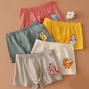 MIMO 남아/주니어 코튼 사각팬티 5매세트(369)