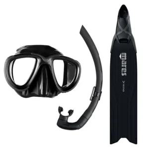 마레스 프리다이빙용 스노클 마스크 오리발세트 Q93745