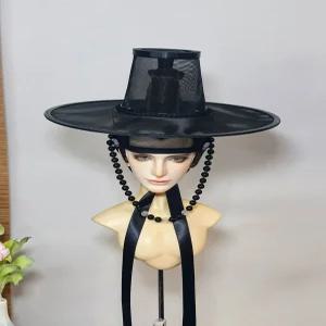 저승사자 갓 모자 양반갓 선비 전통 민속 소품 사극