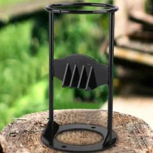 장작쪼개기 2등분 분할 패기 틀 일자형 캠핑 카라반 장작쪼개는기계 나무도끼 장작기계 손도끼