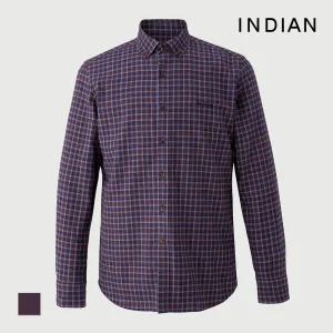 [INDIAN] 코튼 블랜드 미디움 체크 셔츠_MITNLYW9301