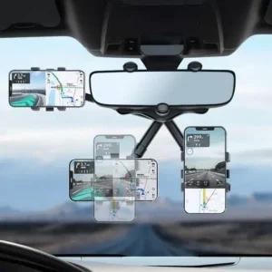 차량용 폰 거치대 휴대폰 백미러 아이폰 내비게이션 사이드미러 룸미러 휴대폰액세서리