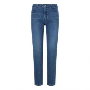 [닥스골프] 남성 네이비 중청 워싱 면혼방 청바지 WGPA3D001N2 775726