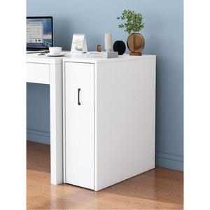 세로 슬라이딩 책장 거실 싱글 선반 서재 책꽂이 수납 원목 화이트