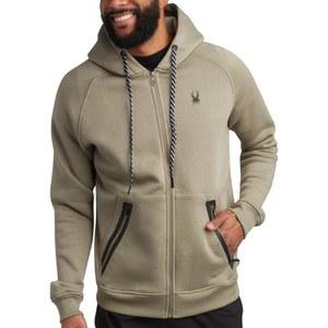 스파이더 남성 집업 후드티 - UPF30+ 슈퍼 소프트 플리스 스웨트셔츠, 지퍼 포켓이 안전한 남성용 따뜻한 운동용 (S-XL)