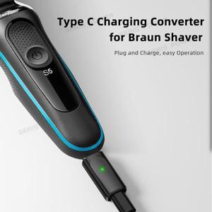 Braun 시리즈 3 5 7 9 6 1 XT5 전기 면도기 USB C-Dc 전원 커넥터 용 12V Type-C 어댑터 변환기