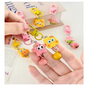 아기 스펀지밥 뚱이 키링 키홀더 열쇠고리 폰꾸 백꾸 가방 핸드폰 꾸미기 참 장식 백참 키링 부자재 굿즈