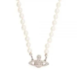 [비비안웨스트우드]미니 바스 릴리프 펄 초커 목걸이 63010100 02P104 146863357