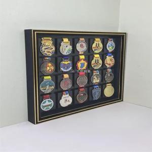 메달 보관함 액자 프레임 전시 케이스 마라톤 정리대 검정 테두리 10 수평(2x5)