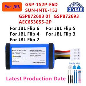 JBL Flip 6/ Flip6 /Flip 5/Flip 4 Flip4/Flip 3/Flip 2 스피커 교체 배터리의 기존 새 교체품.