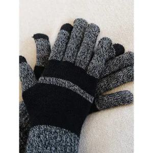 [하프클럽/더스페이스]K2 듀얼 니트장갑 /스마트터치 기모 보온 장갑 방한용품