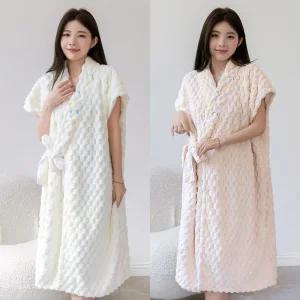 극세사 여성 목욕가운 타월 샤워 목욕 호텔 샤워가운