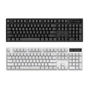 키스킨증정 앱코 K561 교체축 유무선 블루투스 기계식 키보드 블랙 적축